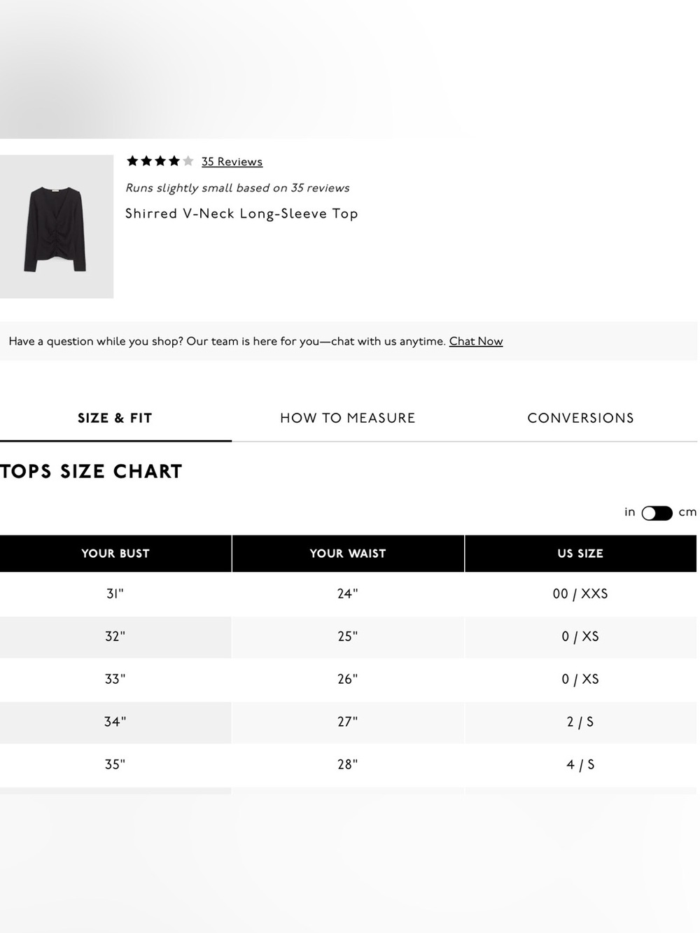 Madewell Shirred V-neck Long Sleeve Top - Picture 5 of 5